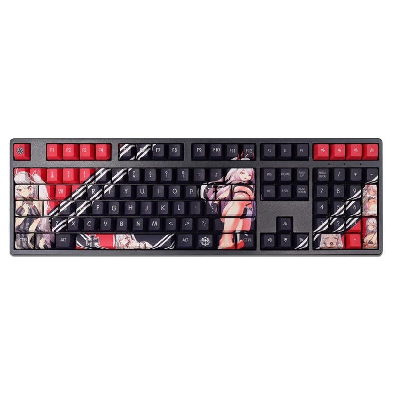歐根親王透光RGB108鍵標準配列衛星軸鍵帽-ZUIHANG SHOP
