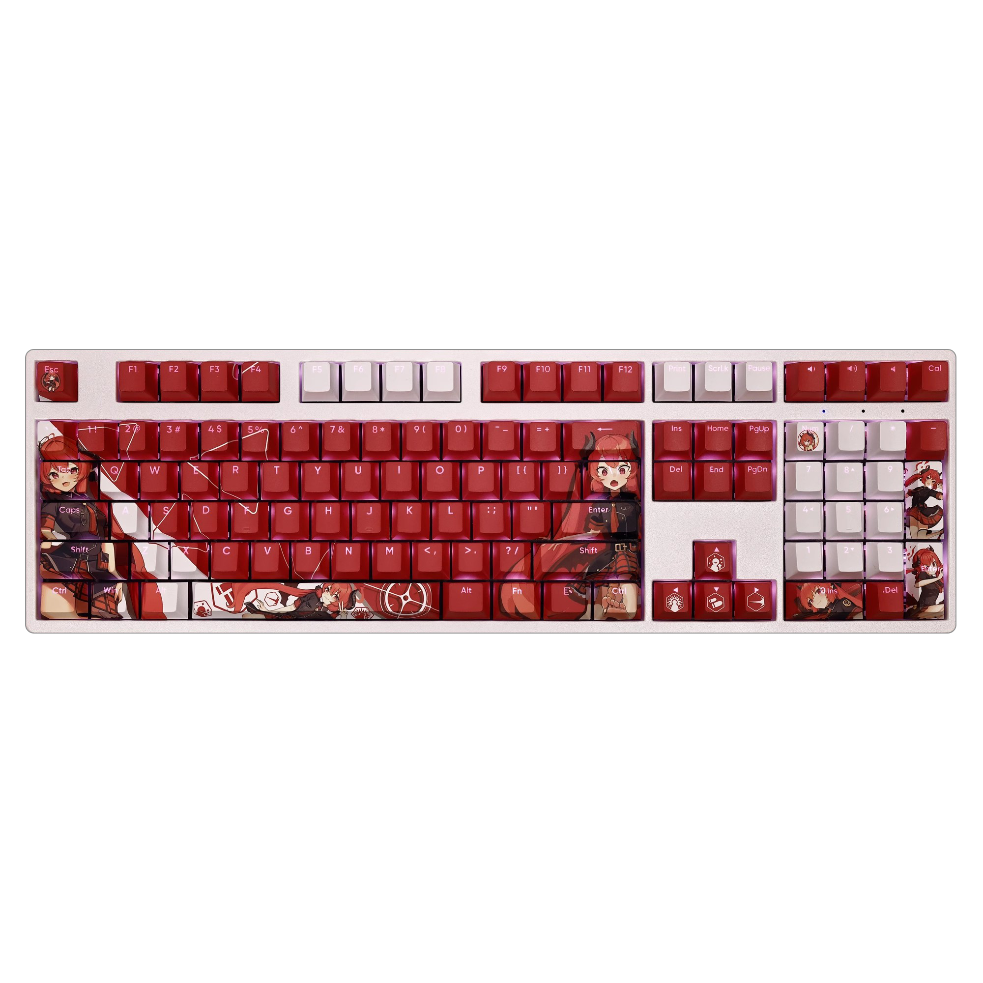 赤司純子透光RGB108鍵標準配列衛星軸鍵帽-ZUIHANG SHOP
