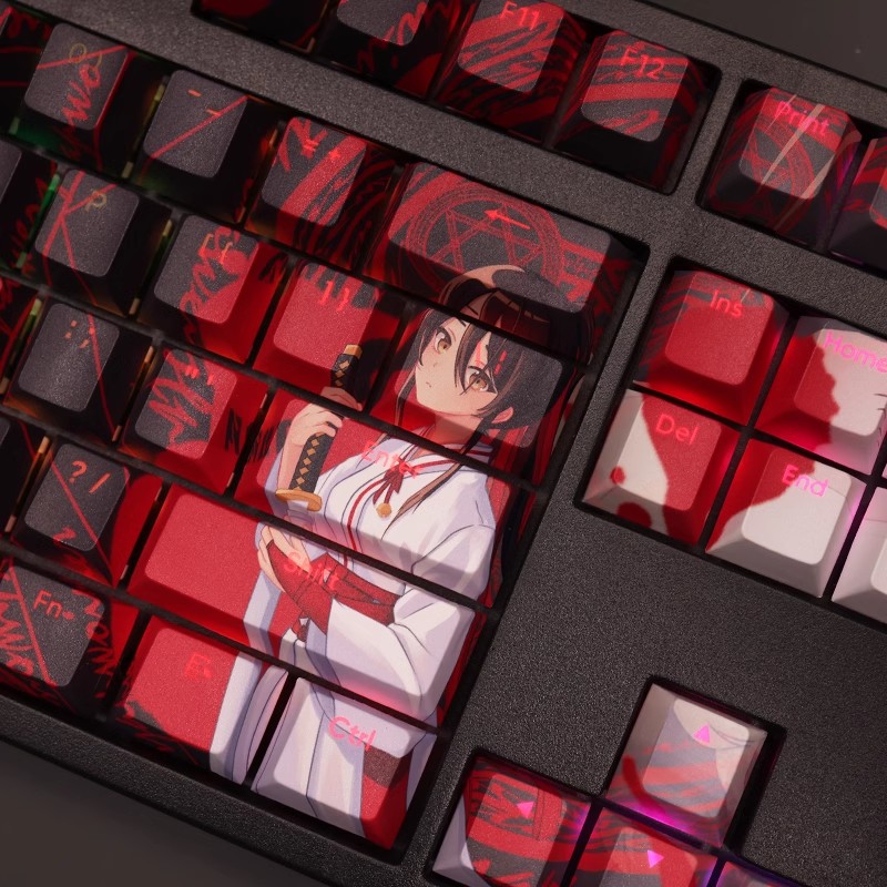 山田淺右衛門佐切透光RGB108鍵標準配列衛星軸鍵帽-ZUIHANG SHOP