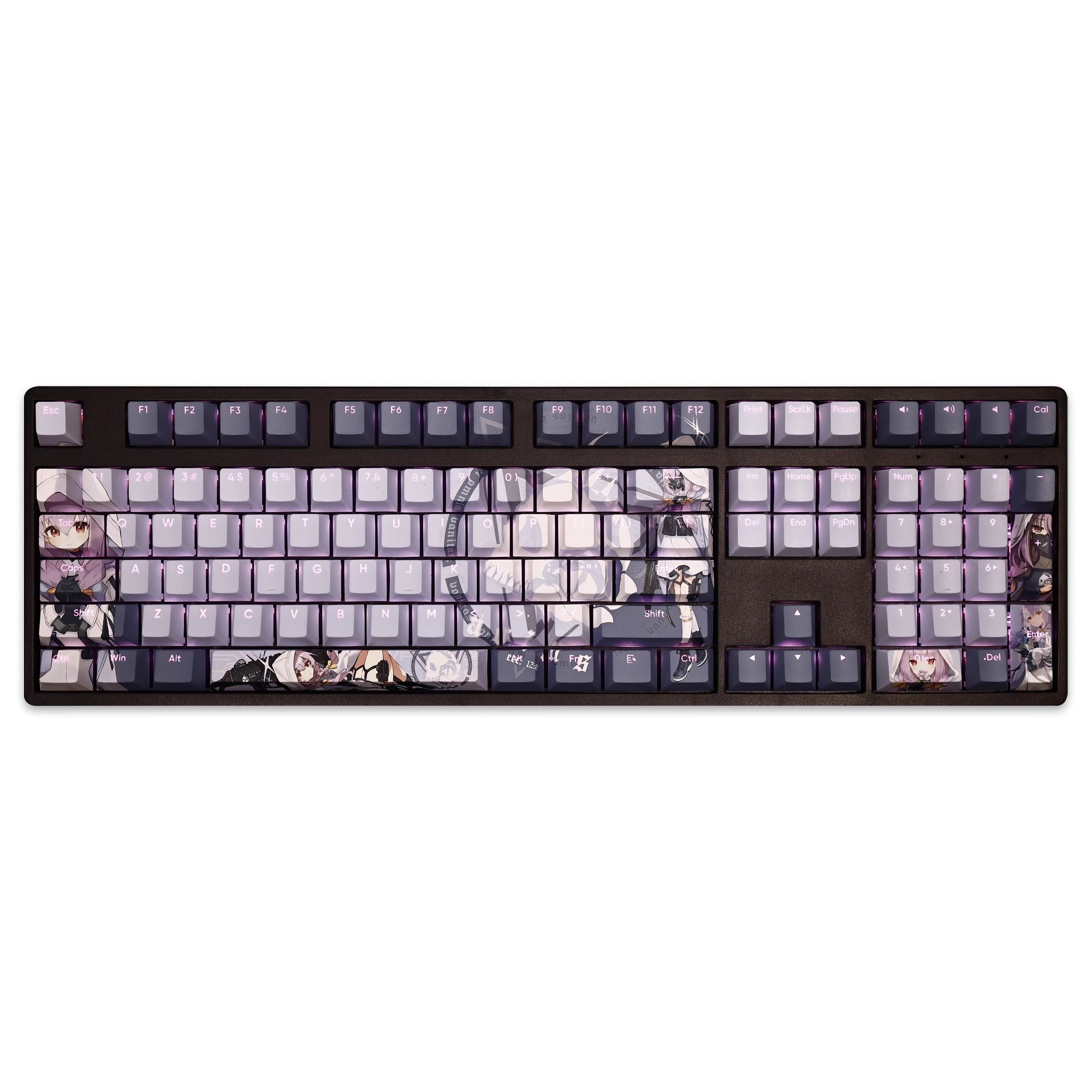 秤亞津子透光RGB108鍵標準配列衛星軸鍵帽-ZUIHANG SHOP