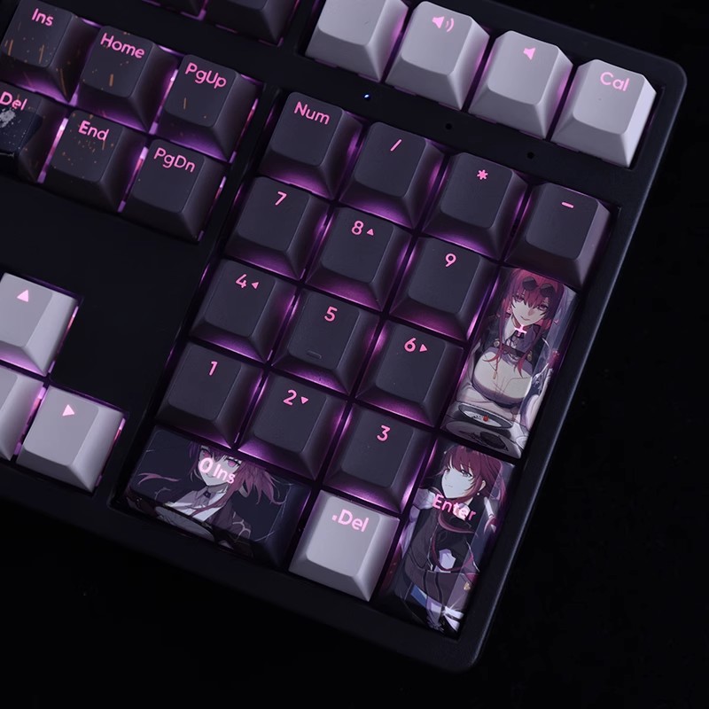 卡芙卡透光RGB108鍵標準配列衛星軸鍵帽-ZUIHANG SHOP