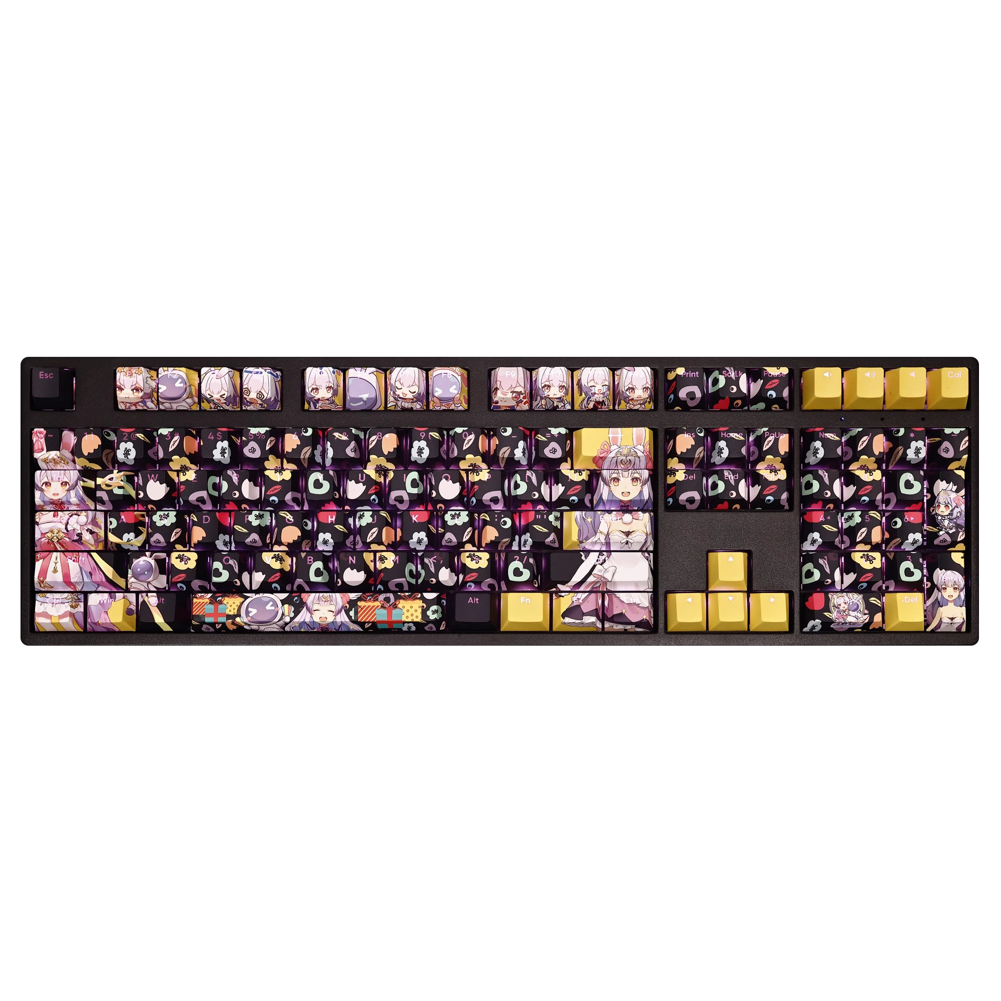 蘭音reine透光RGB108鍵標準配列衛星軸鍵帽-ZUIHANG SHOP