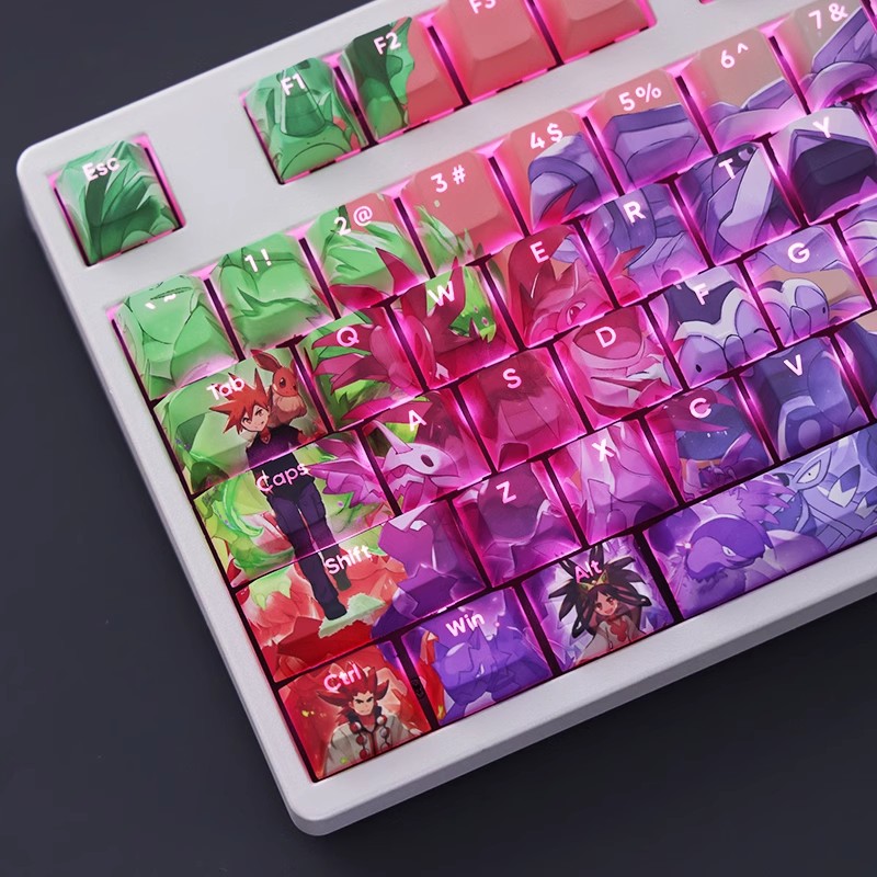 精靈寶可夢 108鍵 標準配列 衛星軸鍵帽-ZUIHANG SHOP