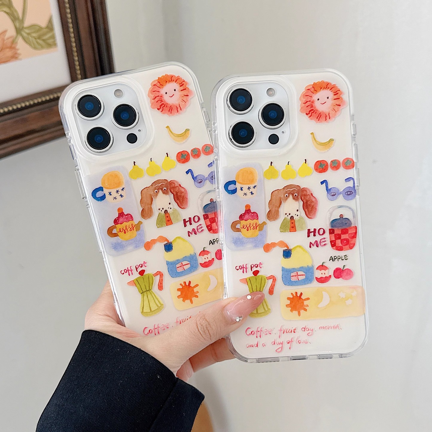 韓系可愛卡通塗鴉小狗手機殼-ZUIHANG SHOP