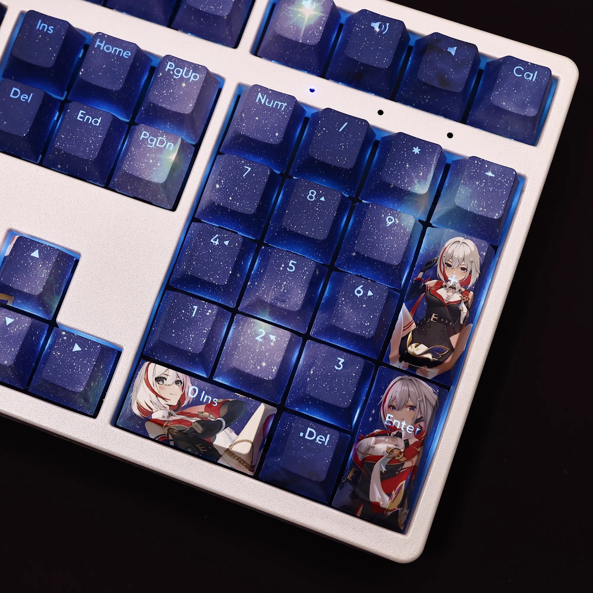 托帕透光RGB108鍵標準配列衛星軸鍵帽-ZUIHANG SHOP