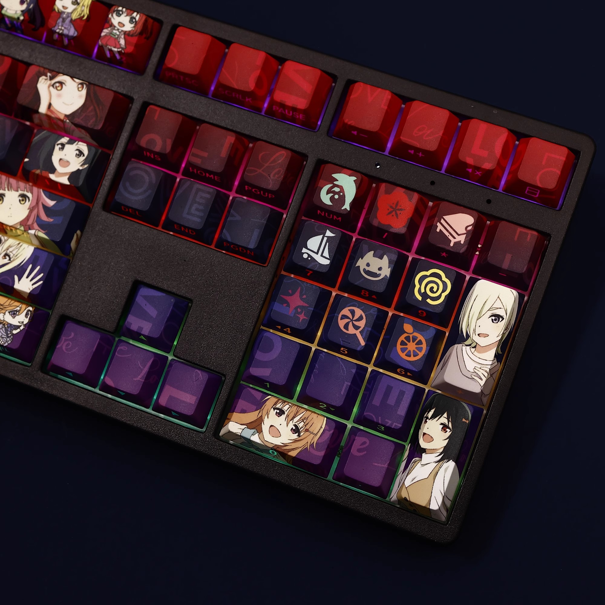 LoveLive!Sunshine 108鍵 標準配列 衛星軸鍵帽-ZUIHANG SHOP