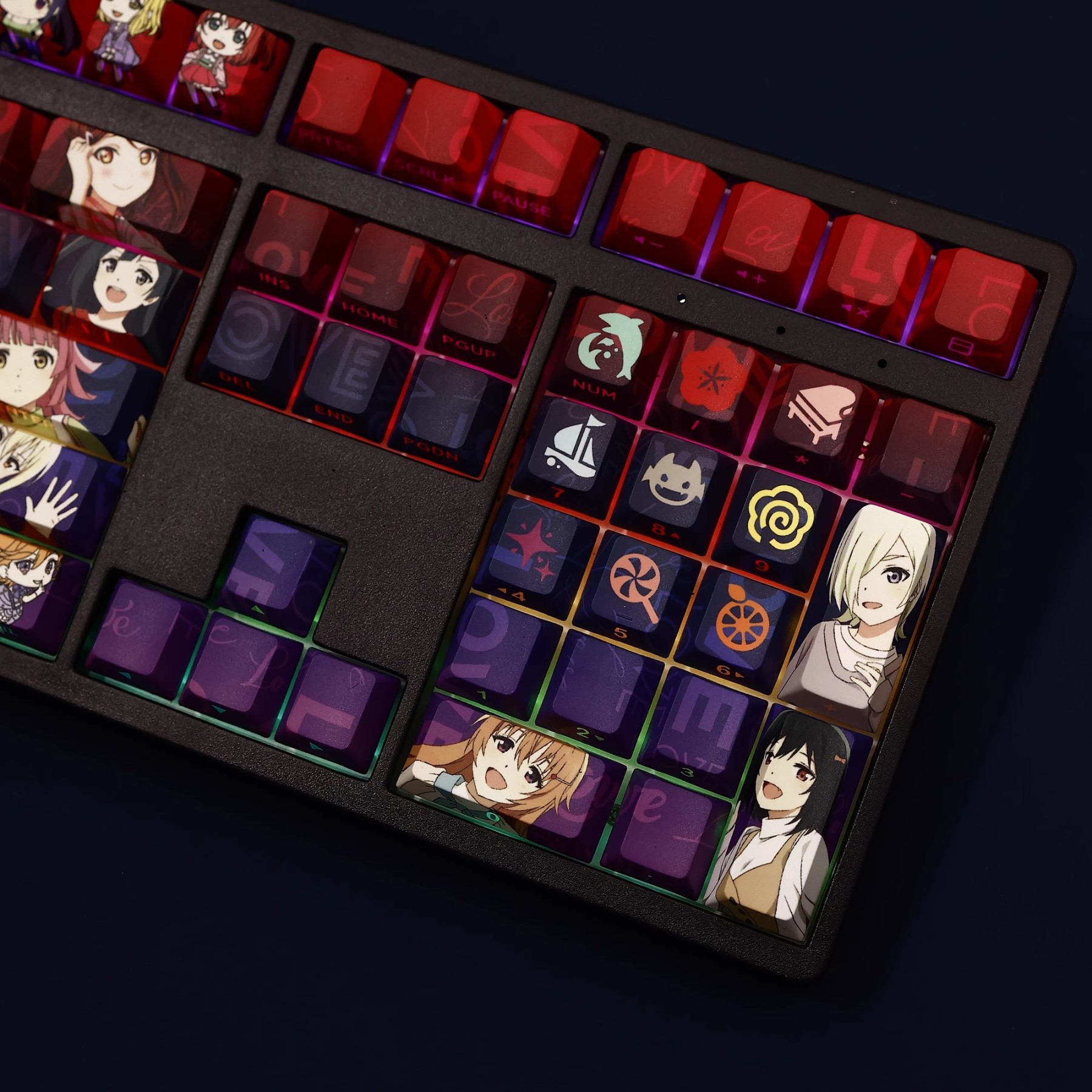 LoveLive!Sunshine 108鍵 標準配列 衛星軸鍵帽-ZUIHANG SHOP