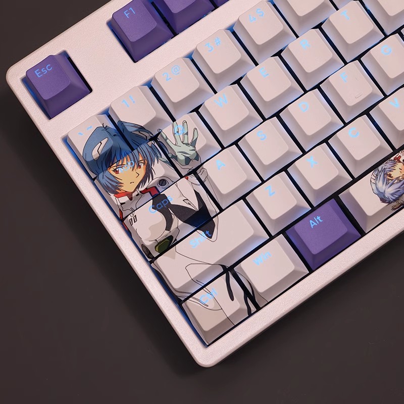 綾波麗透光RGB108鍵標準配列衛星軸鍵帽-ZUIHANG SHOP