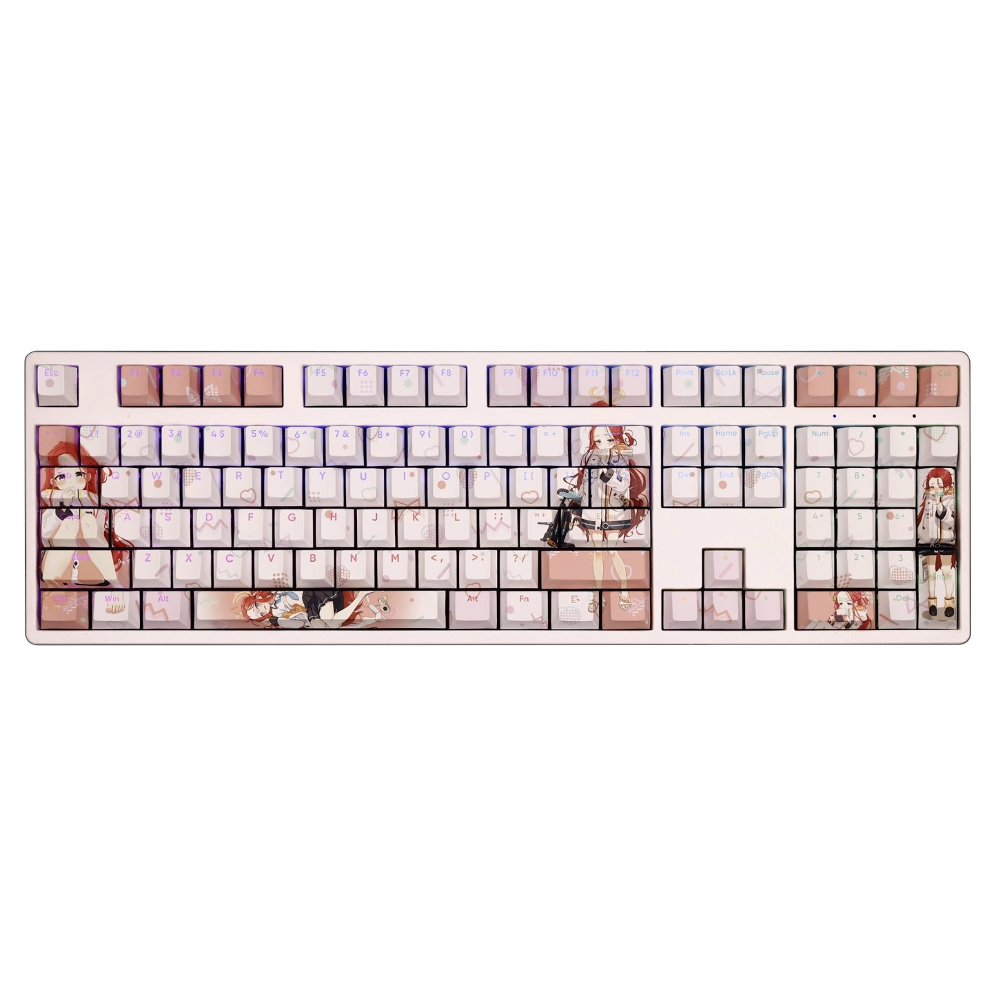 花岡柚子透光RGB108鍵標準配列衛星軸鍵帽-ZUIHANG SHOP