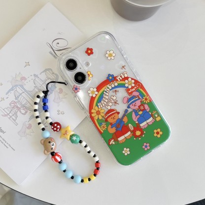 韓系卡通插畫花朵手機殼-ZUIHANG SHOP