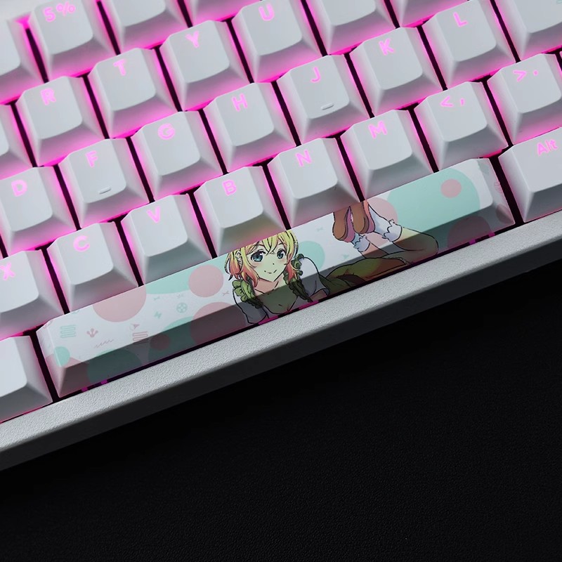 七海麻美透光RGB108鍵標準配列衛星軸鍵帽-ZUIHANG SHOP