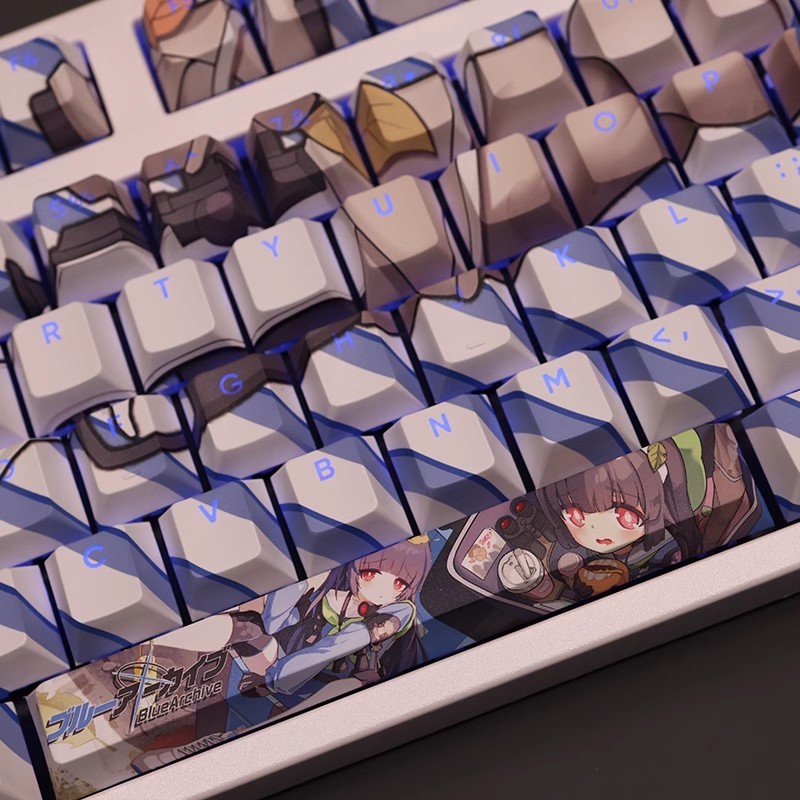 霞沢美遊透光RGB108鍵標準配列衛星軸鍵帽