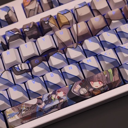 霞沢美遊透光RGB108鍵標準配列衛星軸鍵帽