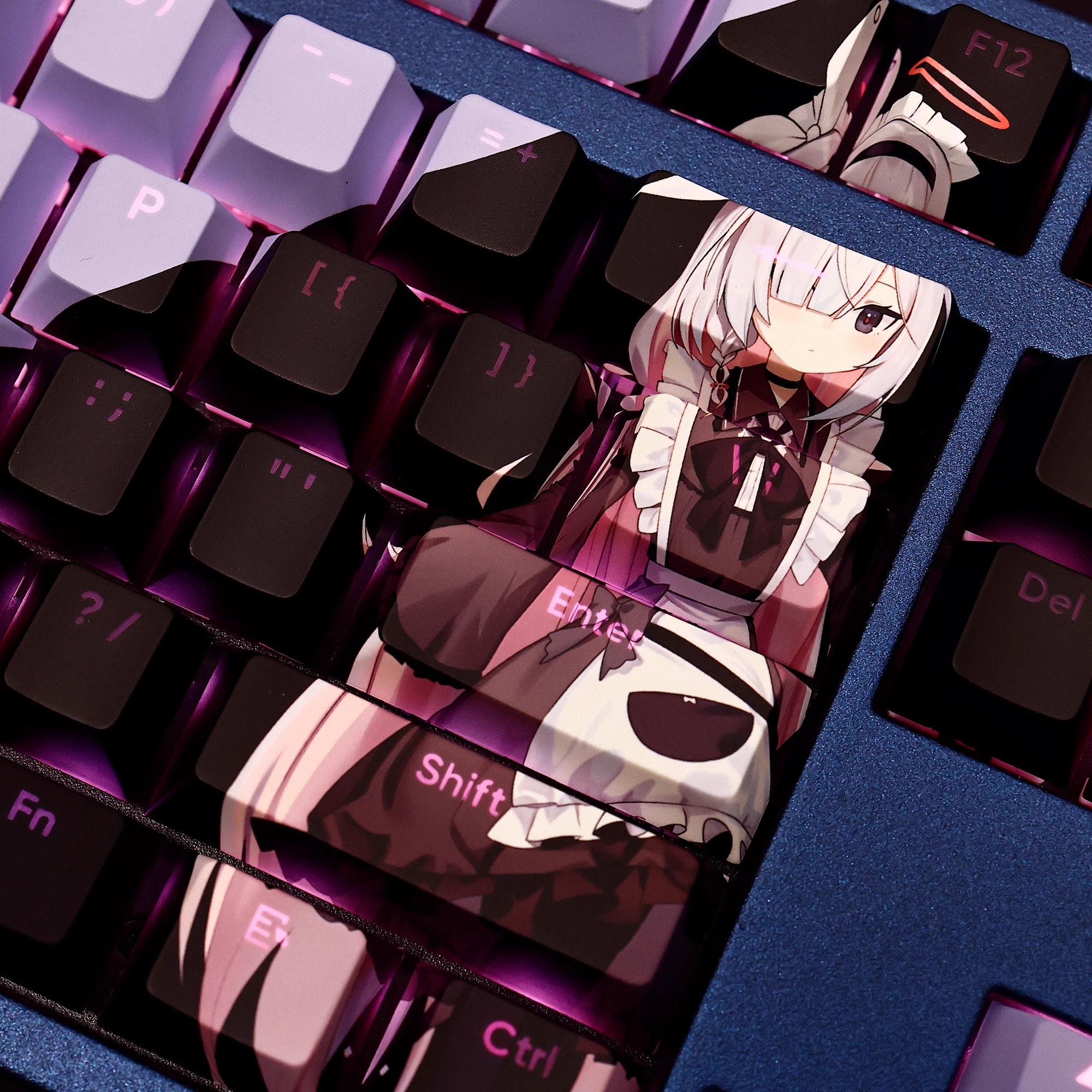 阿羅娜普拉娜透光RGB108鍵標準配列衛星軸鍵帽-ZUIHANG SHOP