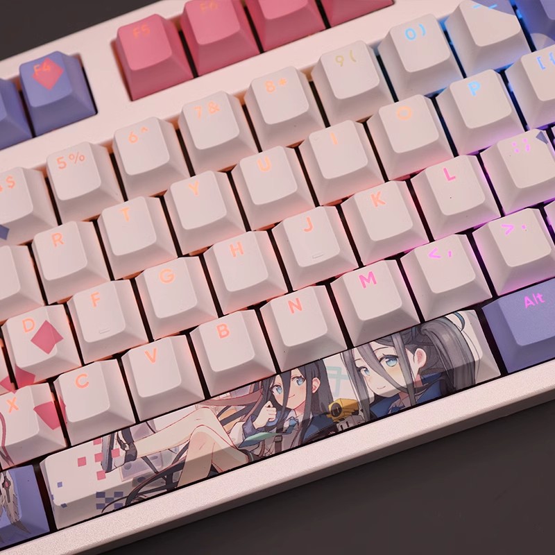 天童愛麗絲透光RGB108鍵標準配列衛星軸鍵帽-ZUIHANG SHOP
