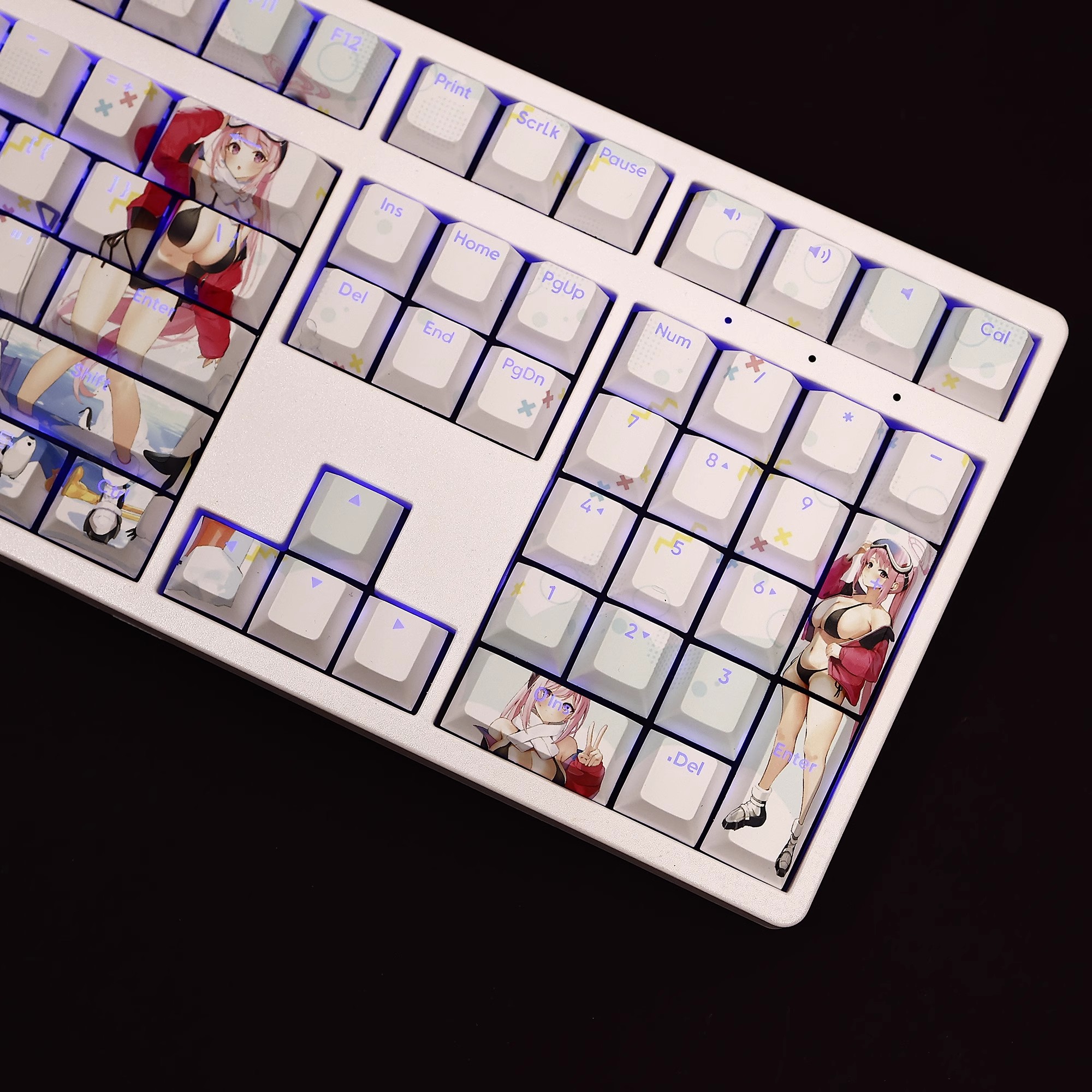 艾米透光RGB108鍵標準配列衛星軸鍵帽-ZUIHANG SHOP