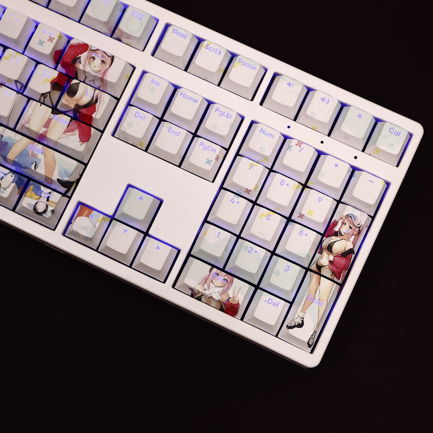 艾米透光RGB108鍵標準配列衛星軸鍵帽-ZUIHANG SHOP