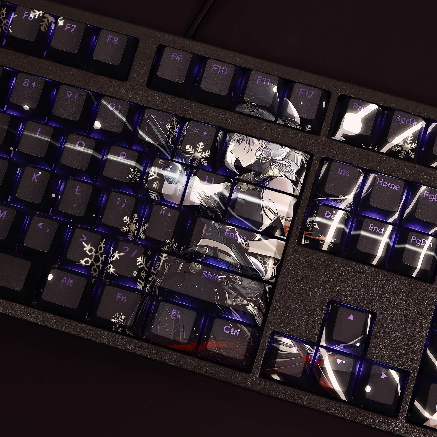 鳴潮散華透光RGB108鍵標準配列衛星軸鍵帽-ZUIHANG SHOP