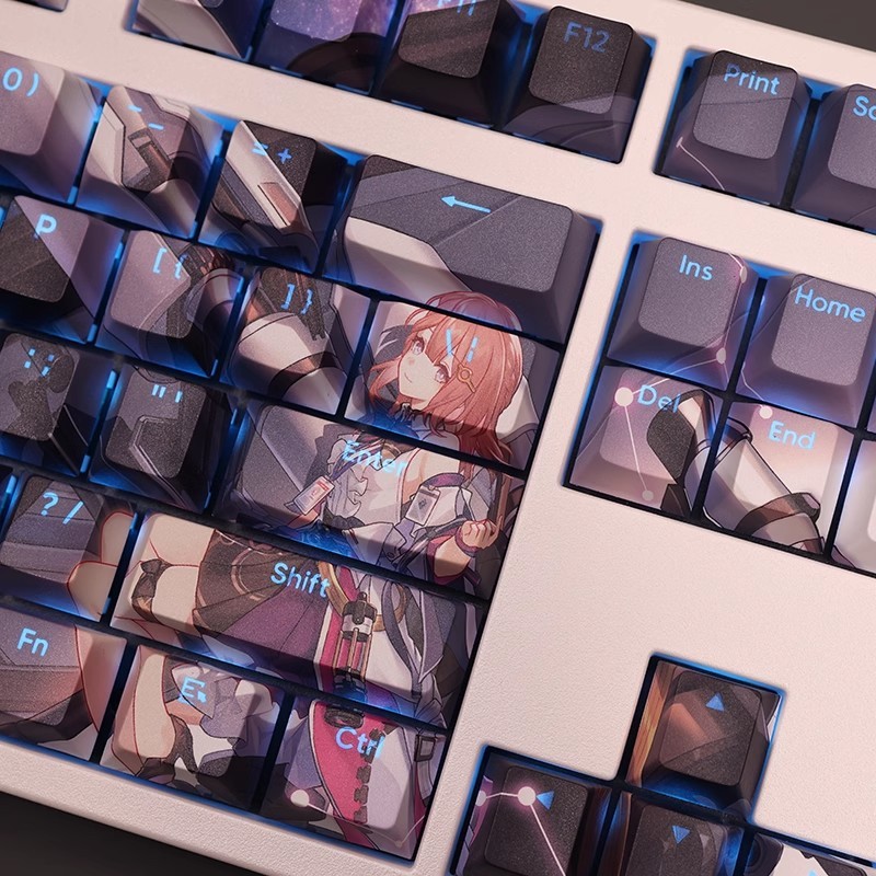 艾絲妲透光RGB108鍵標準配列衛星軸鍵帽-ZUIHANG SHOP