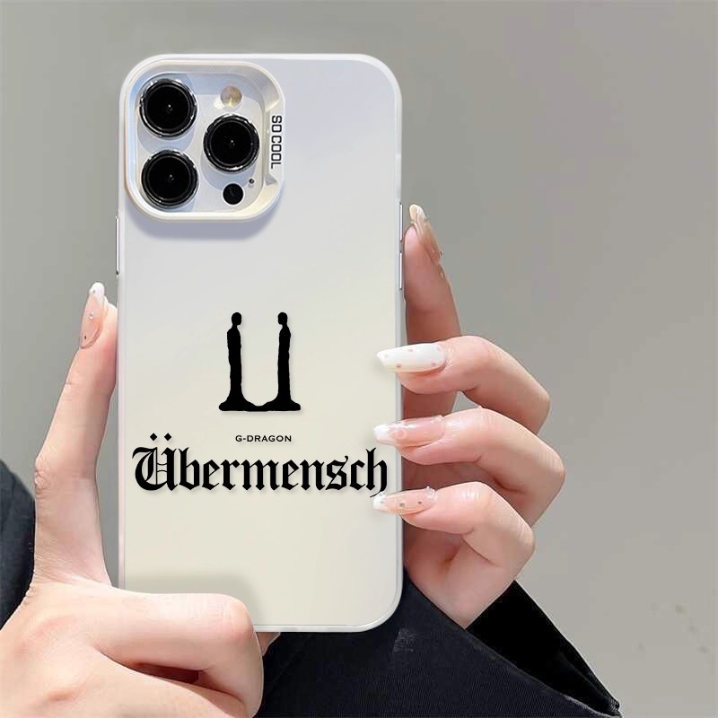 權志龍GD 彩銀線條漸變防摔手機殼-ZUIHANG SHOP