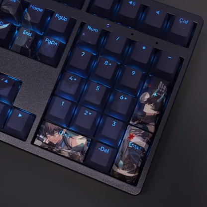 飲月君透光RGB108鍵標準配列衛星軸鍵帽
