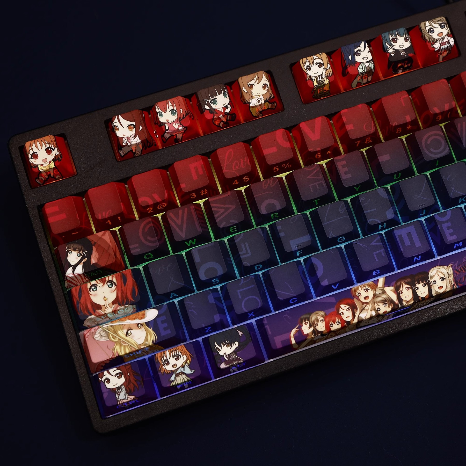 LoveLive!Sunshine 108鍵 標準配列 衛星軸鍵帽-ZUIHANG SHOP