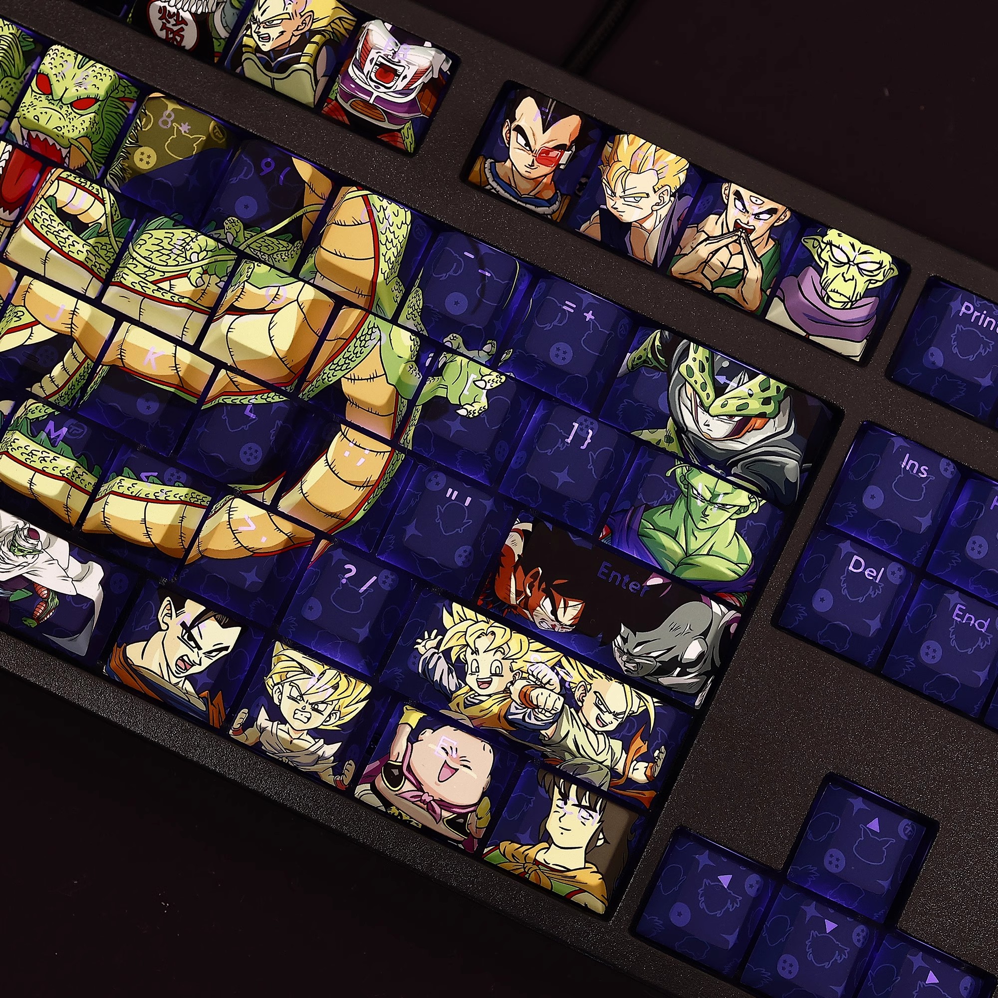 七龍珠透光RGB108鍵標準配列衛星軸鍵帽-ZUIHANG SHOP