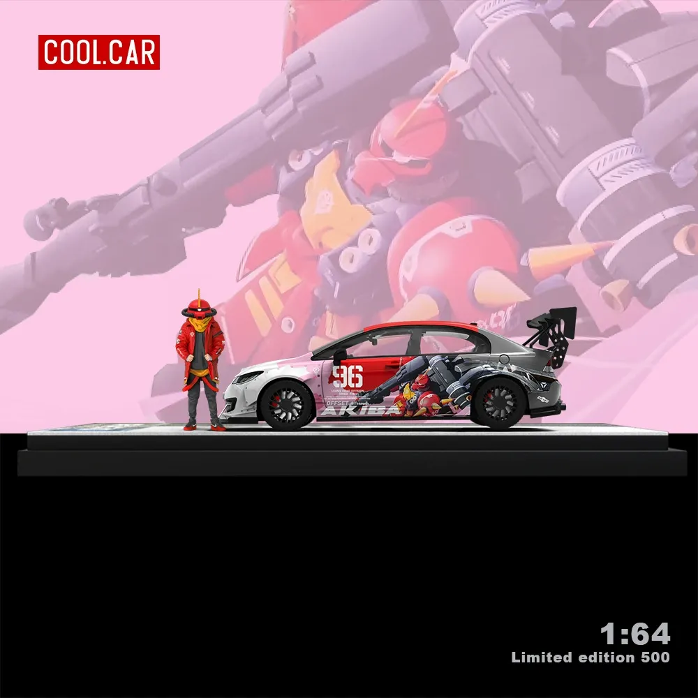 Cool Car 1:64 本田思域爆改 機甲系列 合金仿真車模型