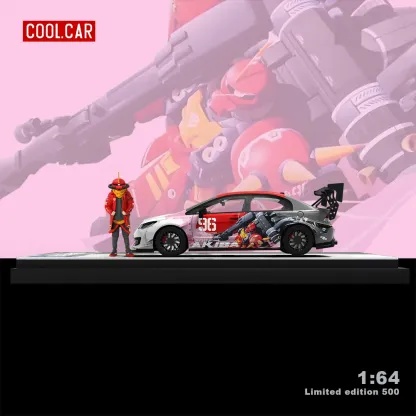 Cool Car 1:64 本田思域爆改 機甲系列 合金仿真車模型