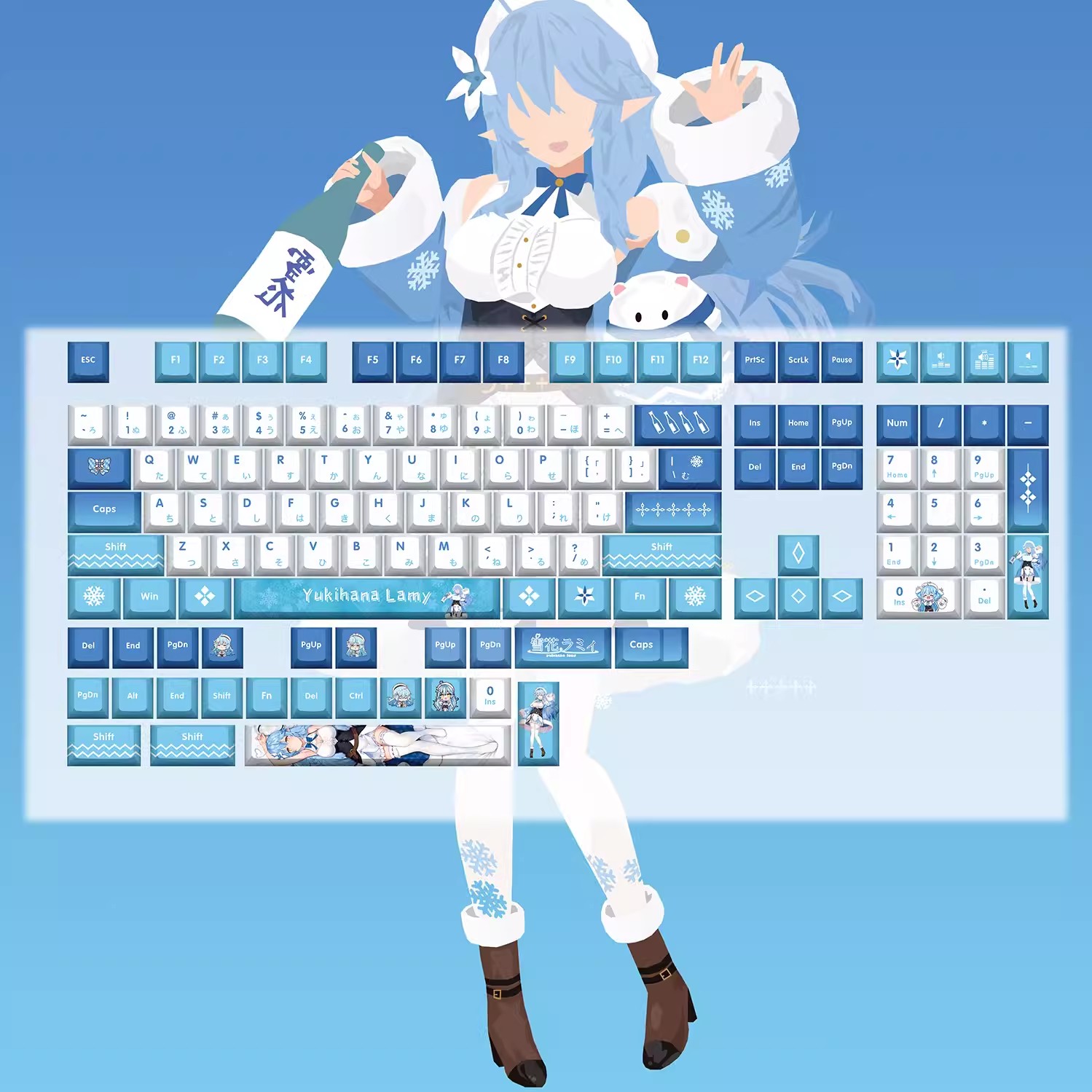 VTuber hololive 132鍵熱昇華PBT鍵帽-ZUIHANG SHOP