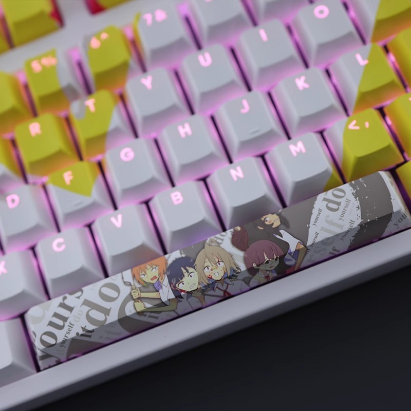 手工少女透光RGB108鍵標準配列衛星軸鍵帽