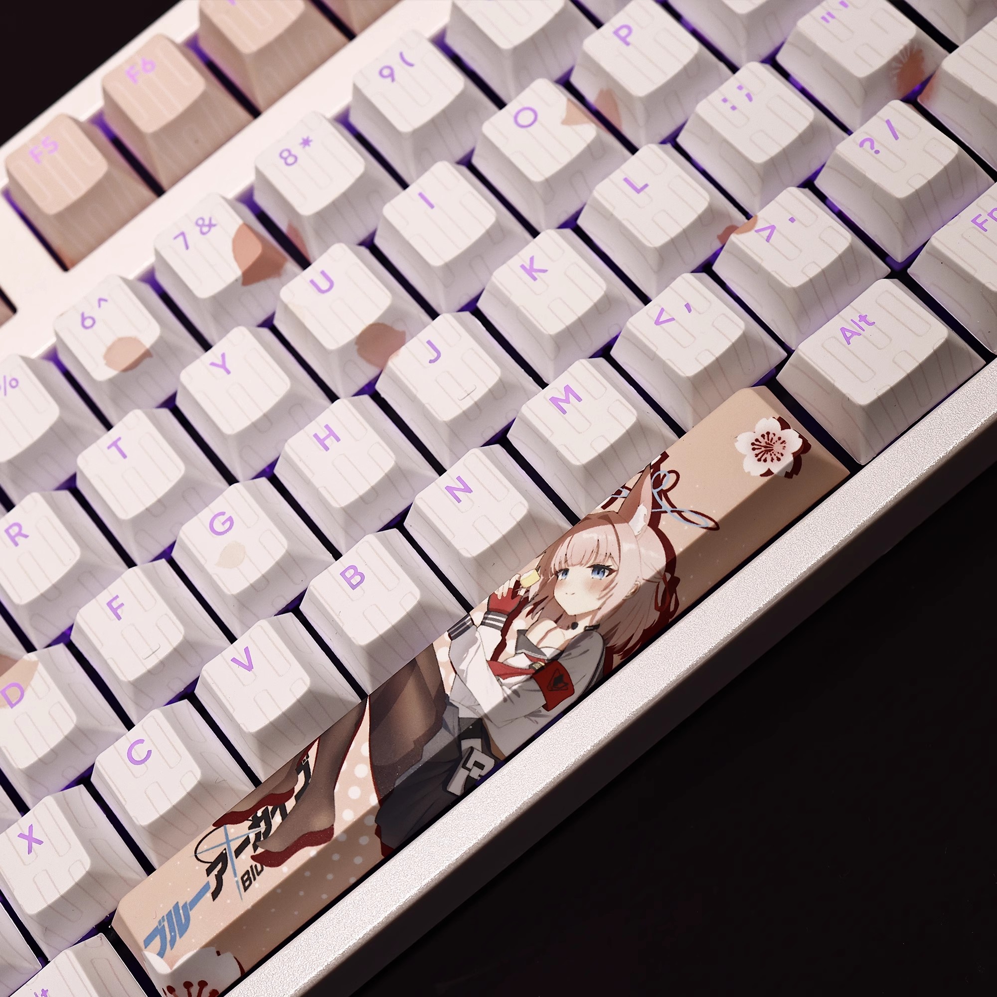 妮可透光RGB108鍵標準配列衛星軸鍵帽-ZUIHANG SHOP