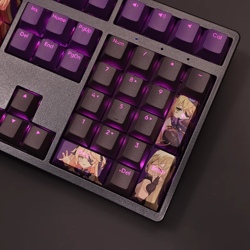 菲謝爾透光RGB108鍵標準配列衛星軸鍵帽-ZUIHANG SHOP