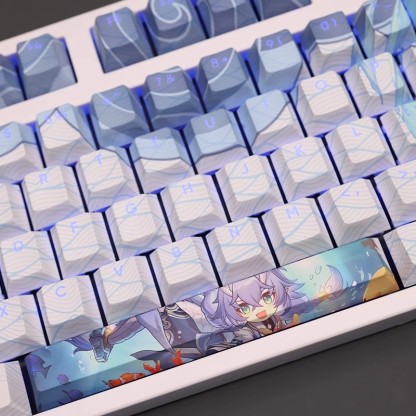 白露透光RGB108鍵標準配列衛星軸鍵帽
