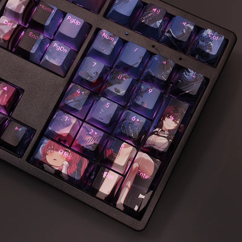 卡芙卡透光RGB108鍵標準配列衛星軸鍵帽-ZUIHANG SHOP