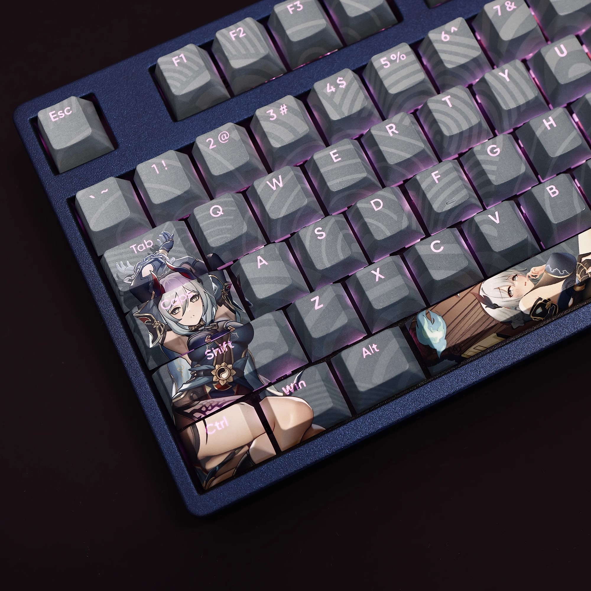 寒鴉透光RGB108鍵標準配列衛星軸鍵帽-ZUIHANG SHOP