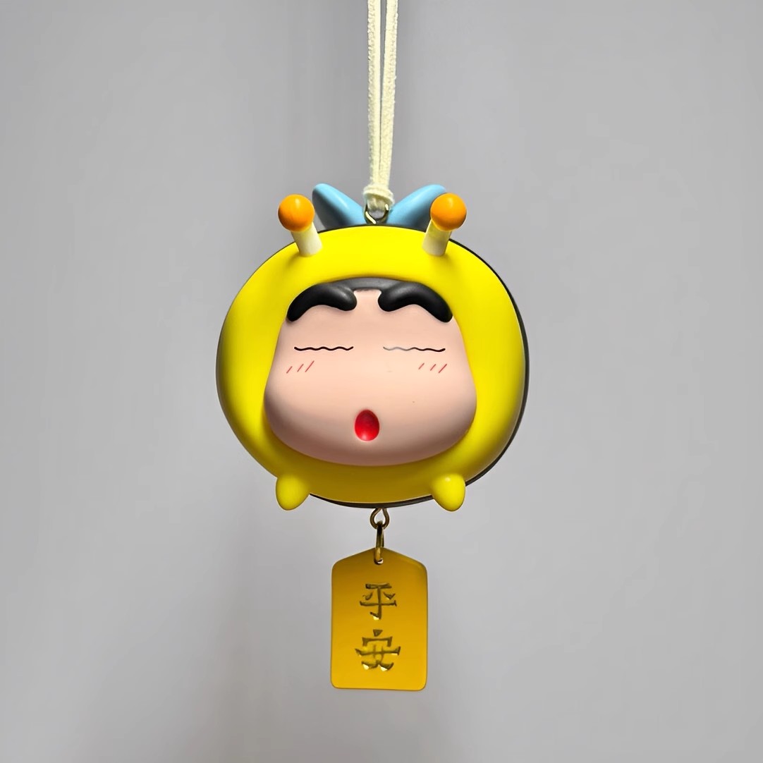 蠟筆小新 胖嘟嘟蜜蜂小新 圓墩墩蜜蜂 掛件平安-ZUIHANG SHOP