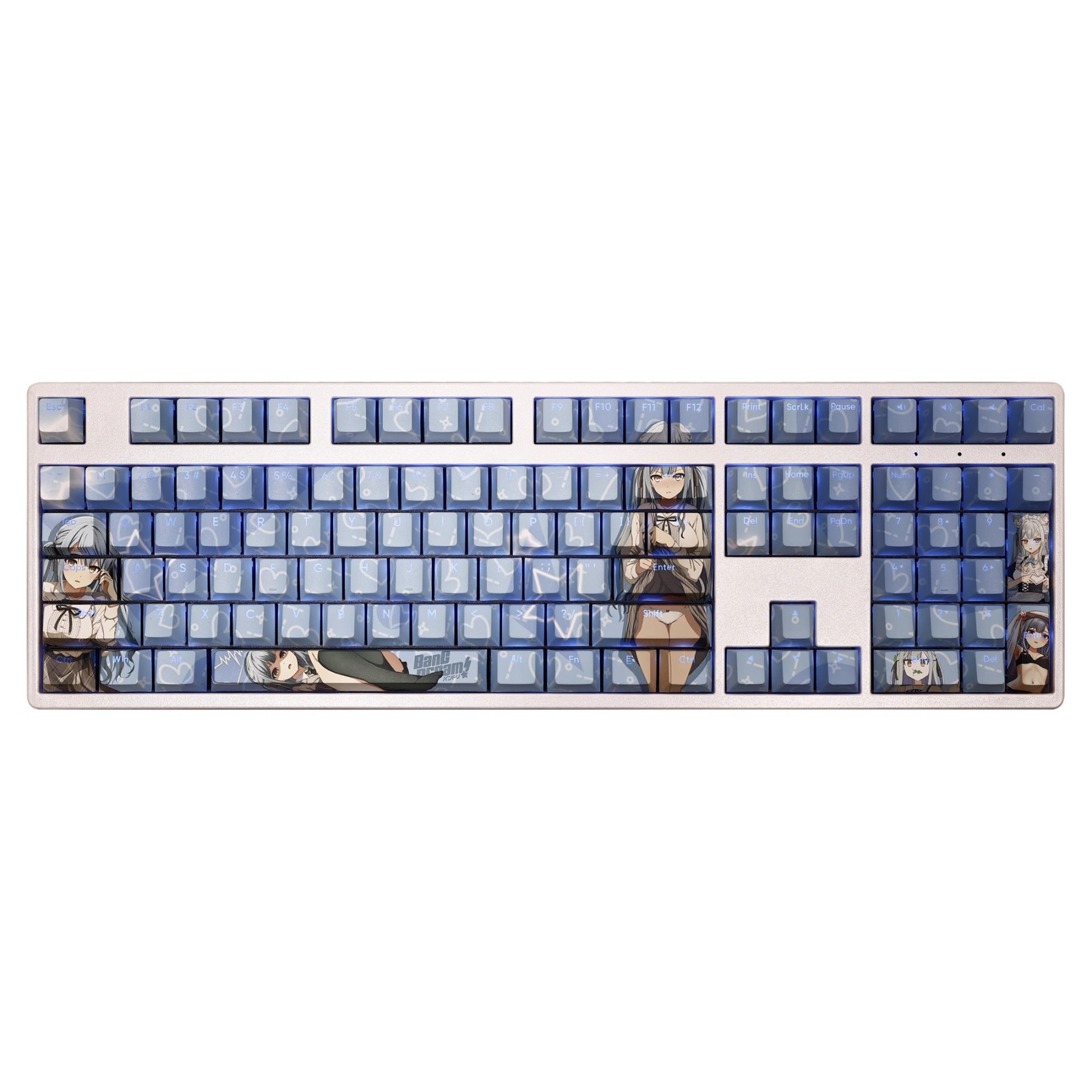豐川祥子透光RGB108鍵標準配列衛星軸鍵帽-ZUIHANG SHOP