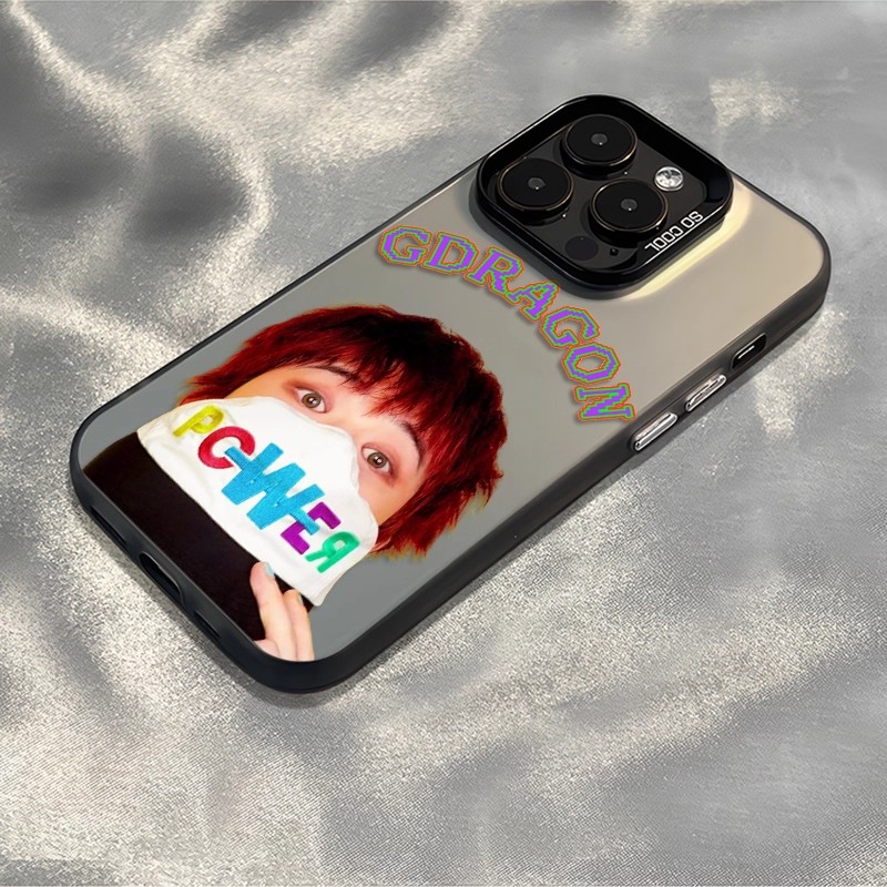 權志龍GD 彩銀線條漸變防摔手機殼-ZUIHANG SHOP