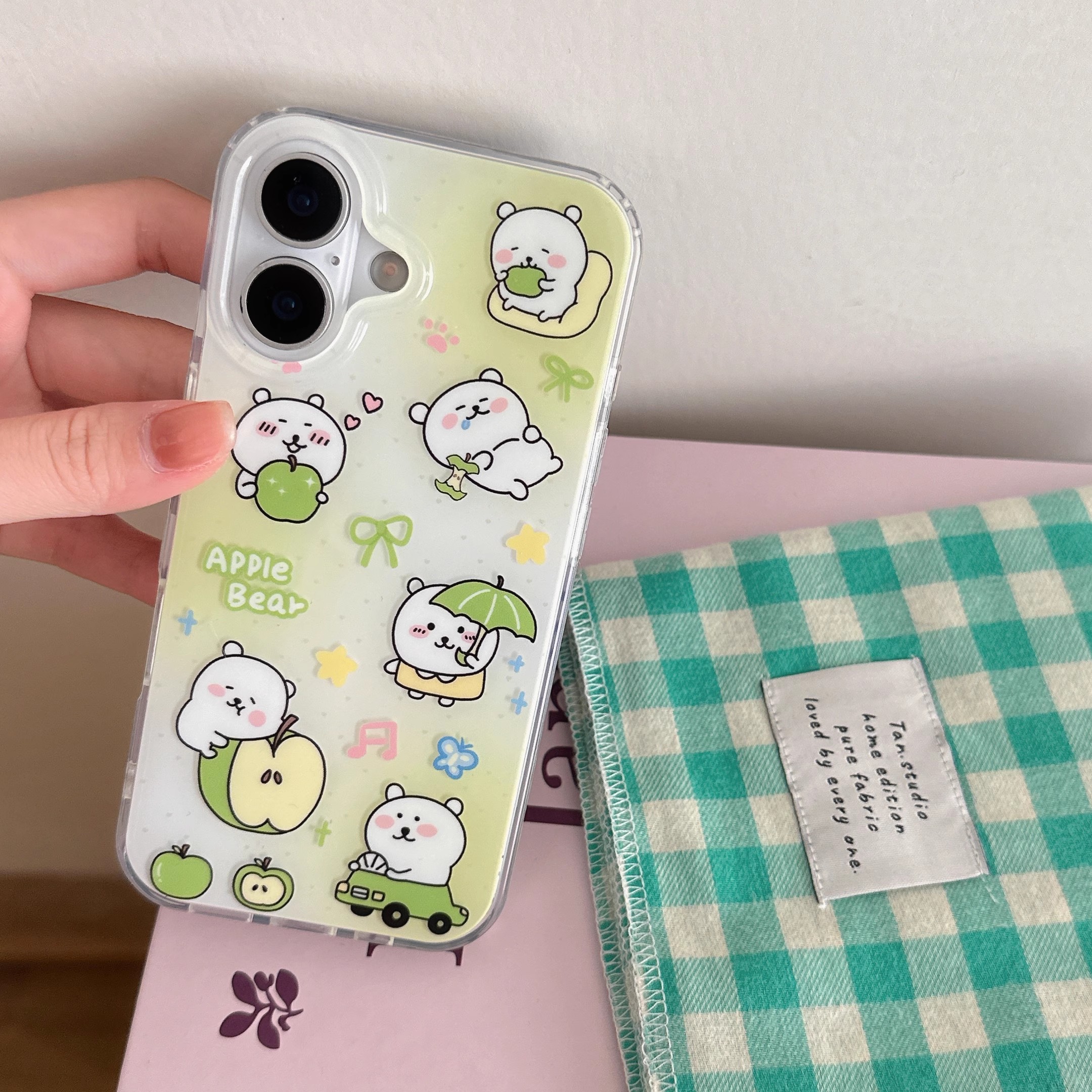 韓系可愛卡通自嘲熊手機殼-ZUIHANG SHOP