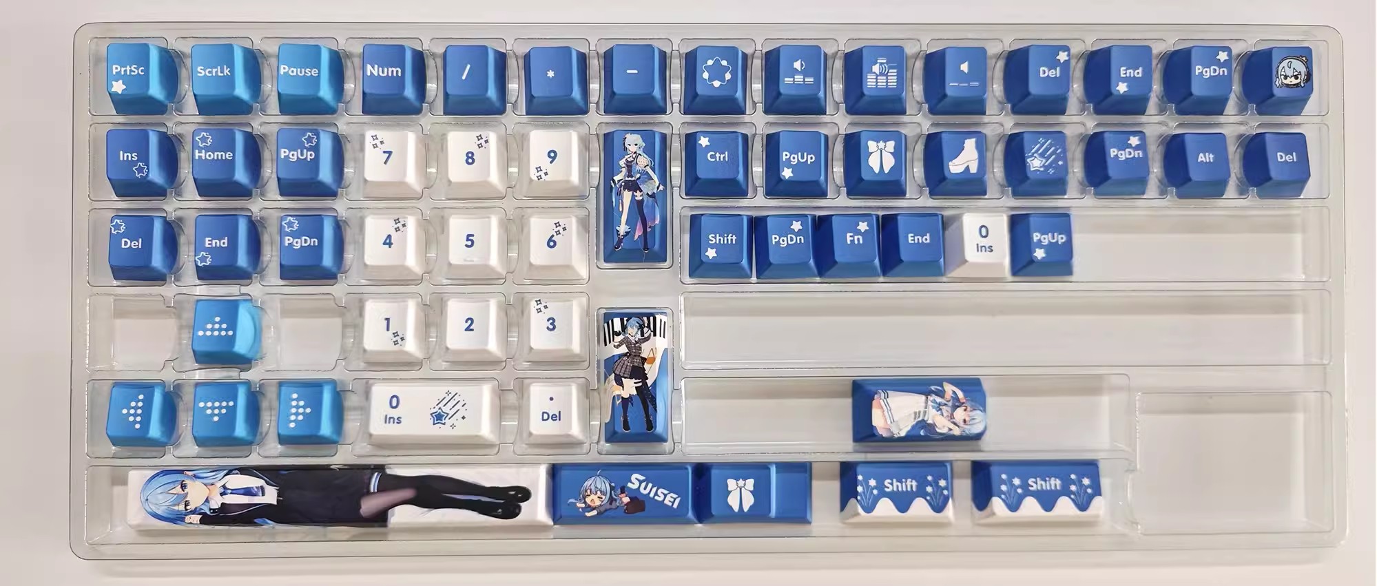 來圖客製 PBT熱透光主題鍵帽 英文版本-ZUIHANG SHOP