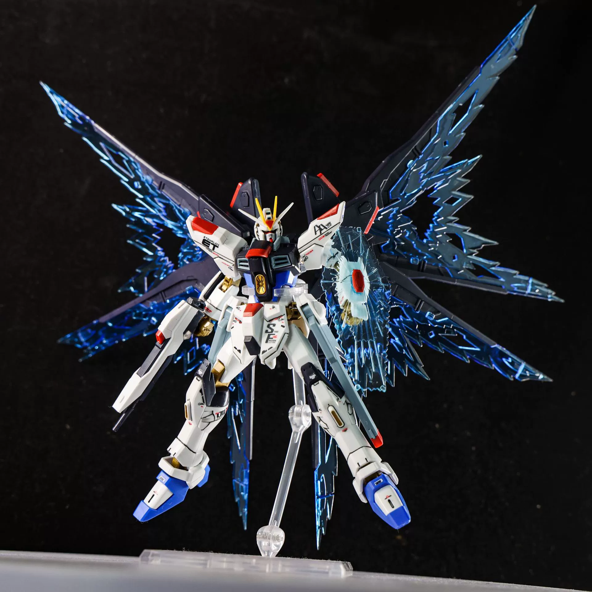 新生強襲自由 Hg1/144拼裝模型 送魂支架 水貼 光翼