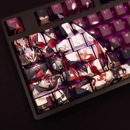 狐阪若藻透光RGB108鍵標準配列衛星軸鍵帽-ZUIHANG SHOP