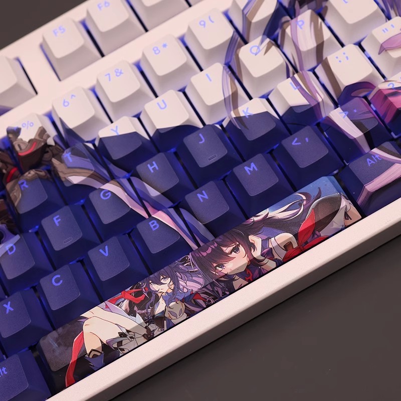 希兒透光RGB108鍵標準配列衛星軸鍵帽