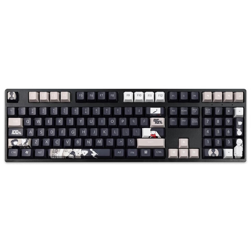 路人超能100透光RGB108鍵標準配列衛星軸鍵帽-ZUIHANG SHOP