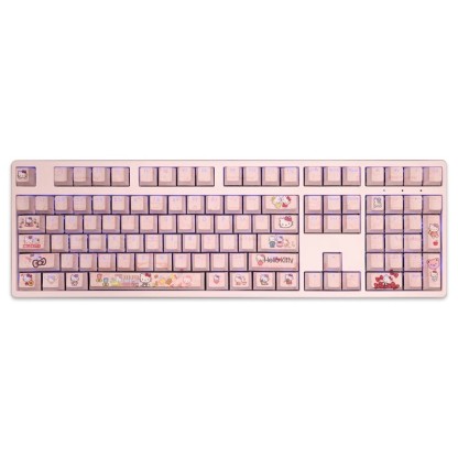 凱蒂貓Hello Kitty透光RGB108鍵標準配列衛星軸鍵帽