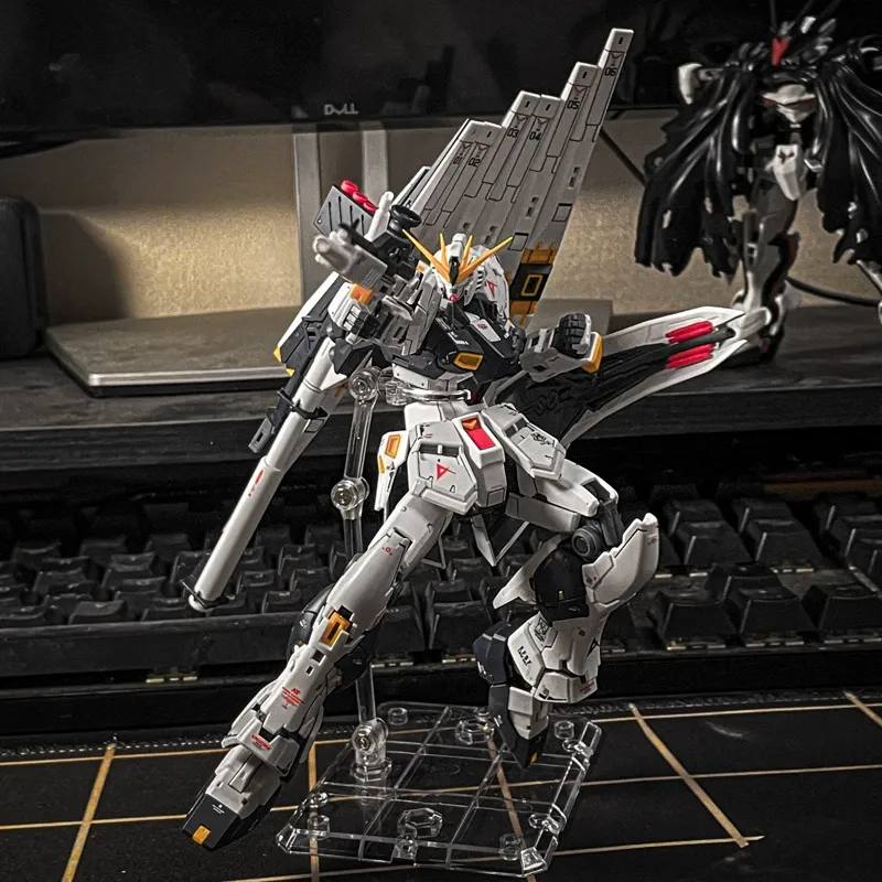 RG ν鋼彈 R32帶浮游砲背包帶水帖支架