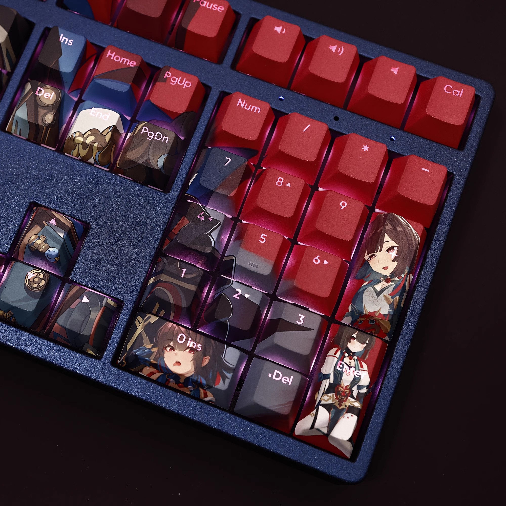 雪衣透光RGB108鍵標準配列衛星軸鍵帽-ZUIHANG SHOP