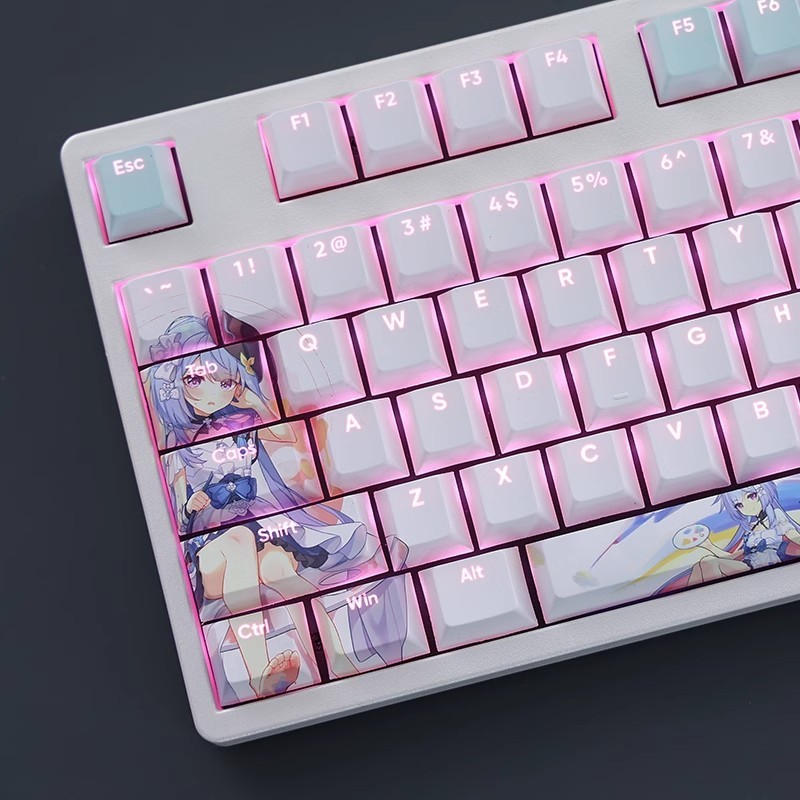 格蕾修透光RGB108鍵標準配列衛星軸鍵帽-ZUIHANG SHOP