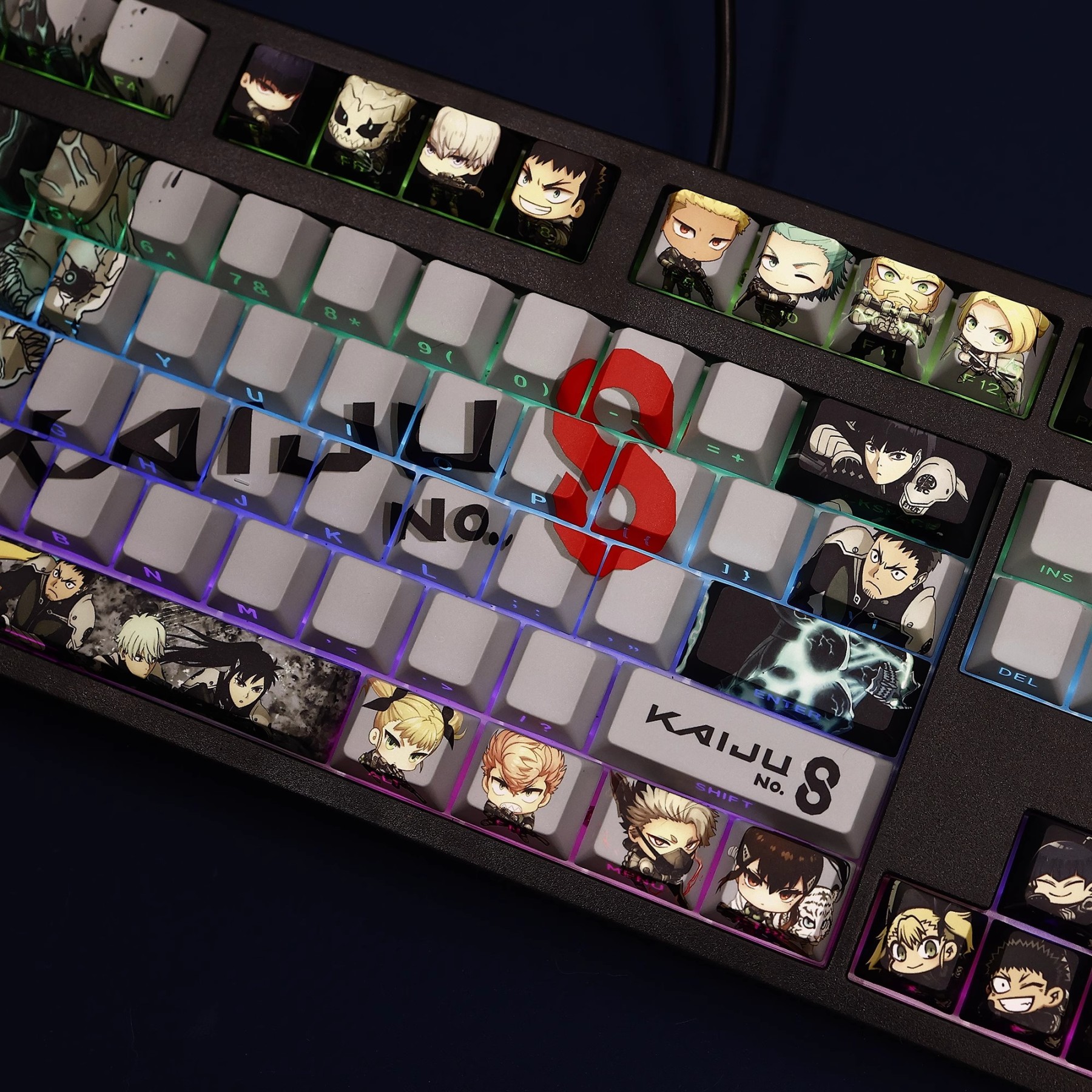 怪獸8號 108鍵 標準配列 衛星軸鍵帽-ZUIHANG SHOP